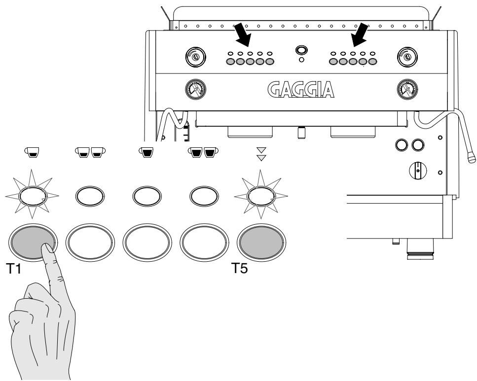 GAGGIA D90 - COFFEE MEASURE PROGRAMMING - 3