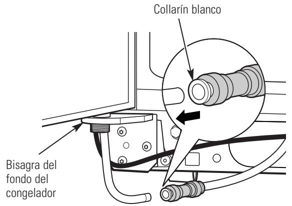 GE SIDE-BY-SIDE REFRIRATOR 23 - DESCONECTE EL ACOPLAMIENTO DE AGUA (en algunos modelos) - 1