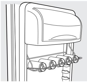 GE SIDE-BY-SIDE REFRIRATOR 23 - Fixed Freezer Shelves - 1