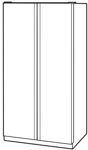GE SIDE-BY-SIDE REFRIRATOR 23 - CLOSE THE FREEZER AND REFRIGERATOR DOORS - 1