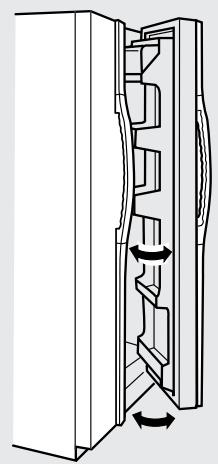 GE SIDE-BY-SIDE REFRIRATOR 23 - About the refrigerator doors. - 1