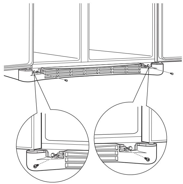 GE SIDE-BY-SIDE REFRIRATOR 23 - REPLACE THE BASE GRILLE - 1