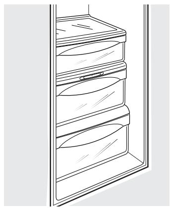 GE SIDE-BY-SIDE REFRIRATOR 23 - Les tiroirs de rangement. - 1