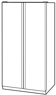 GE SIDE-BY-SIDE REFRIRATOR 23 - FERMEZ LES PORTES DES COMPARTIMENTS CONGÉLATION ET RÉFRIGÉRATION - 1