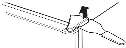 GE SIDE-BY-SIDE REFRIRATOR 23 - REMOVE THE FREEZER DOOR - 1