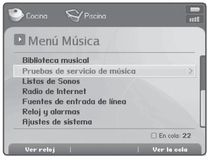 SONOS ZP90 - Menu Música - 1