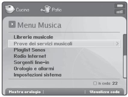 SONOS ZP90 - Menu Musica - 1