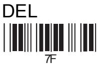 COMET LABS LECTEURS DE CODES BARRES - Appendice b table ASCII - 65