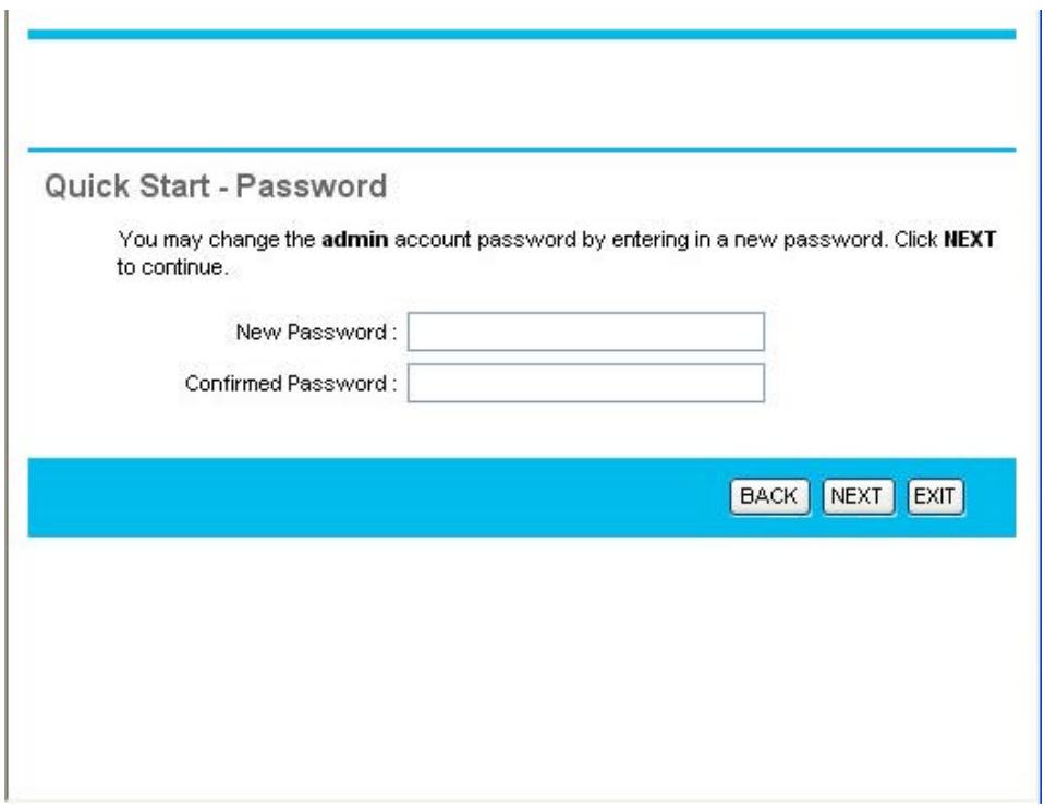 COMET LABS NRM42 - Etape1. Définissez votre mot de passer - 1