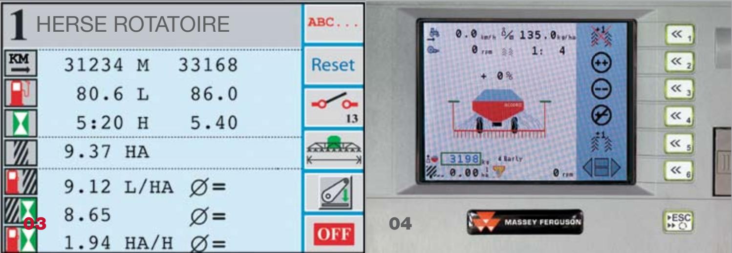 MASSEY FERGUSON MF7400 - Contrôle des outils trainés (T.I.C) - 3