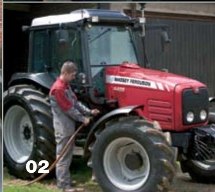 MASSEY FERGUSON 4400 - Simplicité des opérations d'entretien courantes - 4