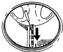 ASKO W620 - Comment retirer un OBJECT COINCE entre le tambour et le contenant externe - 2