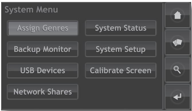 NAIM HDX - Le menu System (systeme) - 1