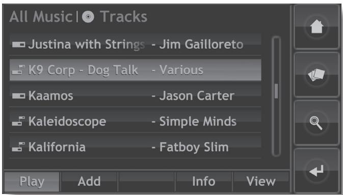 NAIM HDX - Le menu Browse Music (parcourir musiques) - 2