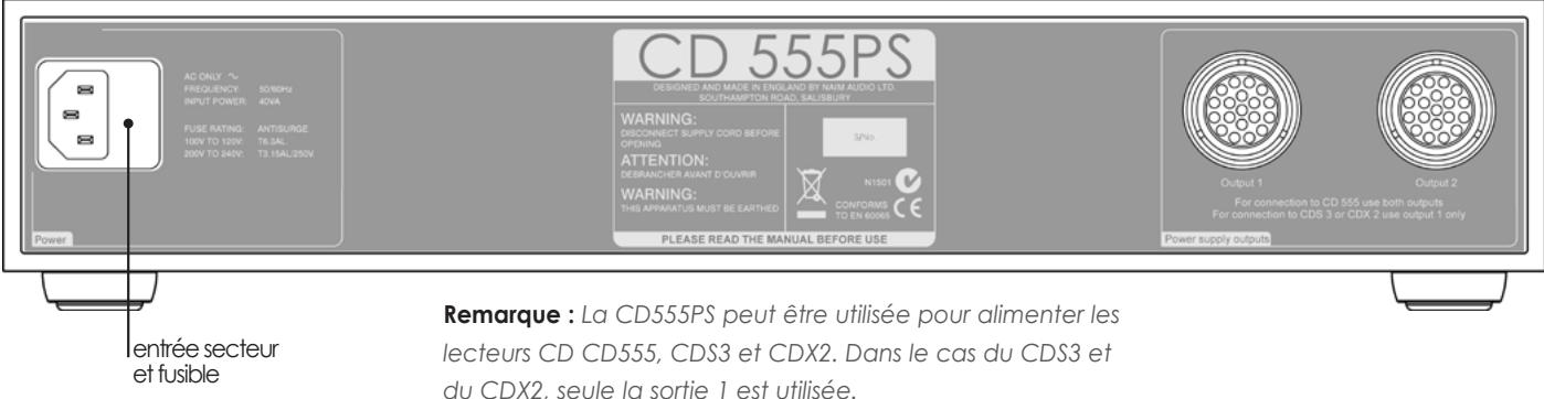 NAIM XPS - Arrière CD555PS - 1