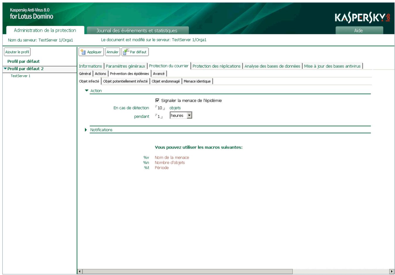 KASPERSKY ANTI-VIRUS 8 - NOTIFICATIONS SUR LES ÉPIDÉMIES - 1
