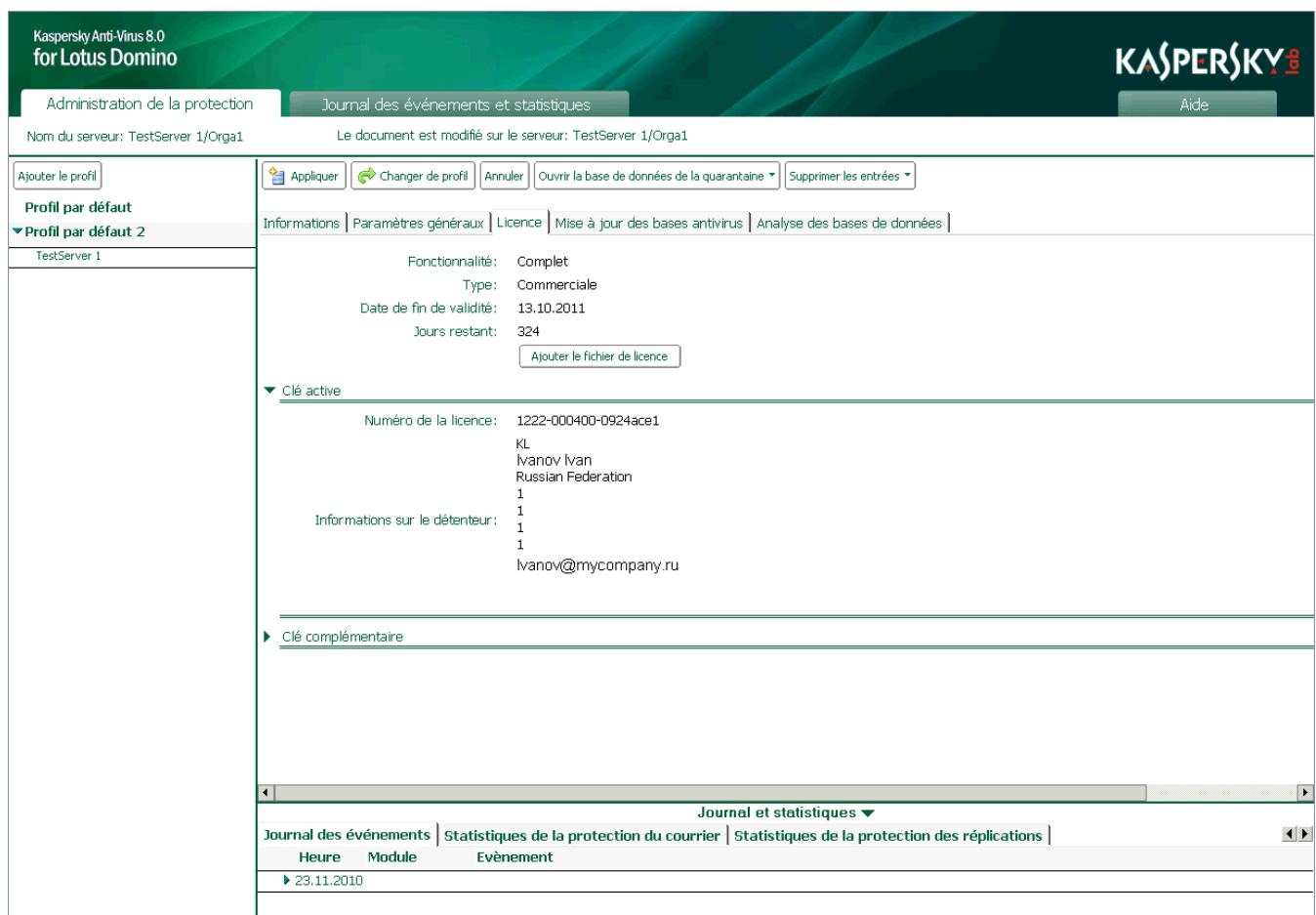 KASPERSKY ANTI-VIRUS 8 - INSTALLATION DU FICHIER DE LICENCE - 1