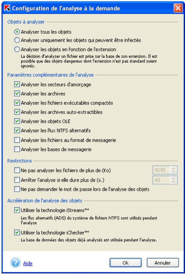 KASPERSKY ANTI-VIRUS PERSONAL PRO 5.0 - Sélection du niveau d'analyse - 2