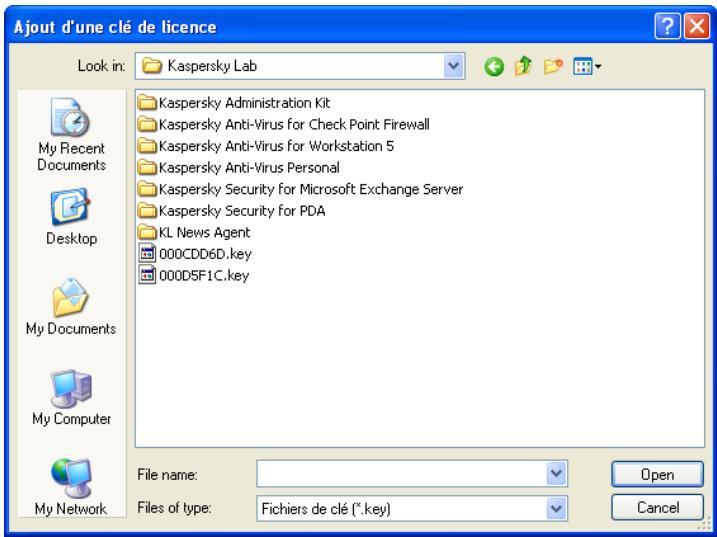 KASPERSKY ANTI-VIRUS PERSONAL PRO 5.0 - Etape 8. Activation de la clé de licence - 5