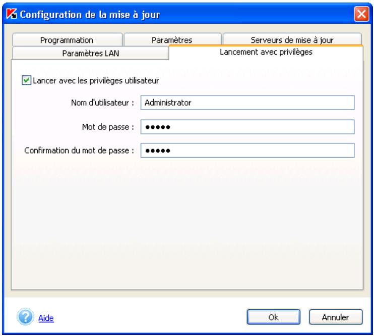 KASPERSKY ANTI-VIRUS PERSONAL PRO 5.0 - Lancement des tâches avec les privilèges d'un autre utilisateur - 1