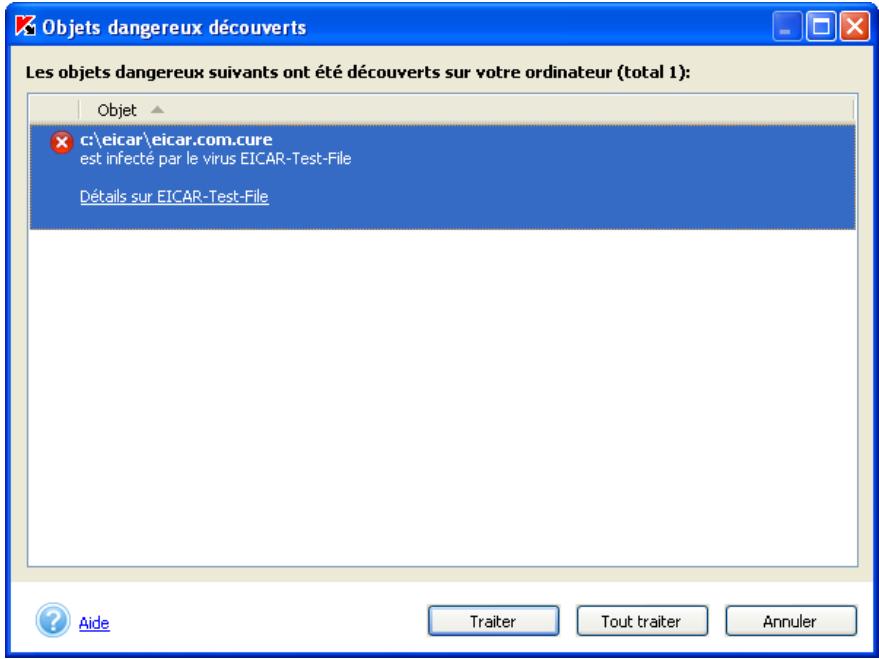 KASPERSKY ANTI-VIRUS PERSONAL PRO 5.0 - Traitement des virus - 6