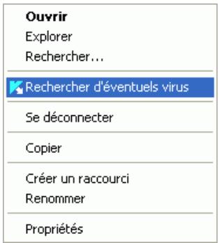 KASPERSKY INTERNET SECURITY 6.0 - Recherche d'eventuels virus dans les fichiers, les répertoires ou les disques - 1