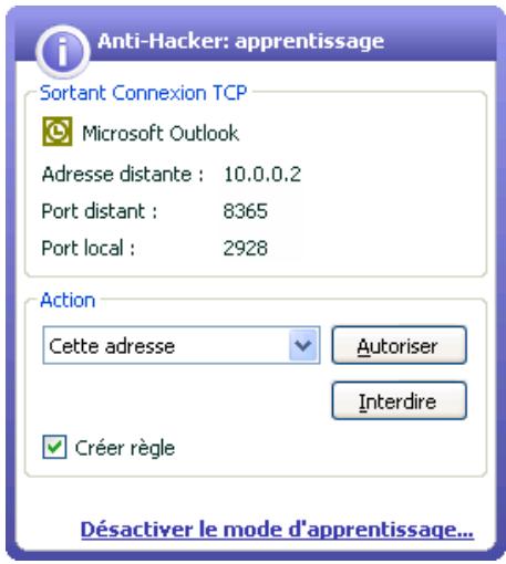 KASPERSKY INTERNET SECURITY 6.0 - Autorisation / interdiction de l'activité de réseau - 1