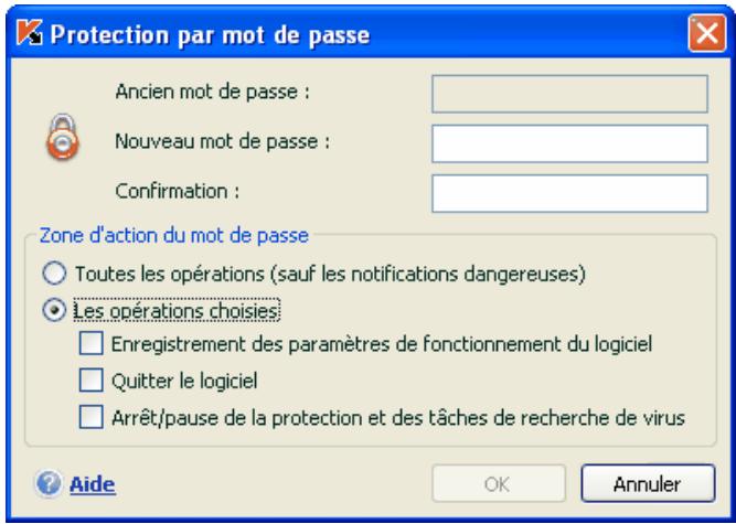 KASPERSKY INTERNET SECURITY 6.0 - Autodéfense du logiciel et restriction de l'accès - 4
