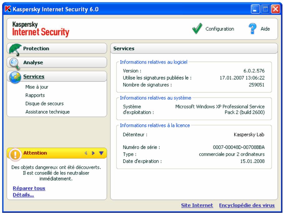 KASPERSKY INTERNET SECURITY 6.0 - Informations générales sur le logiciel - 1