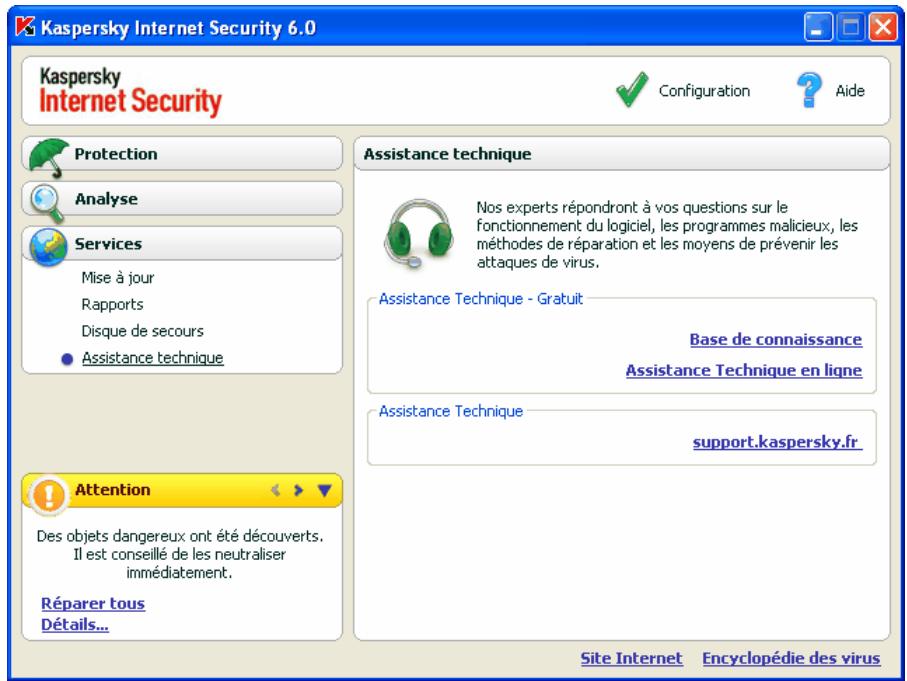 KASPERSKY INTERNET SECURITY 6.0 - Service d'assistance technique aux utilisateurs - 1