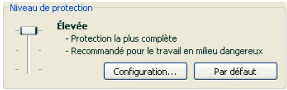 KASPERSKY INTERNET SECURITY 6.0 - Sélection du niveau de sécurité du courrier - 1
