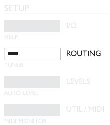 TC ELECTRONIC M3000 - MENURouting - 1