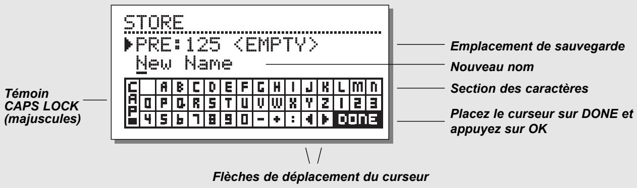 TC ELECTRONIC M3000 - Sauvegarde d'un Preset utiliseur et affection des noms - 1
