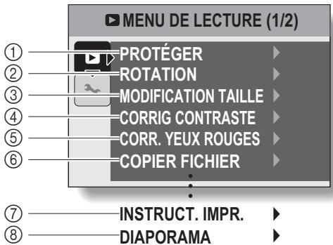 LOGICOM-SANYO XACTI VPC-E7 - Appuyez sur la touche MENU. - 2