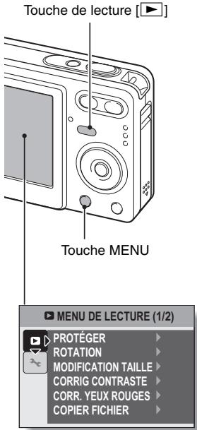 LOGICOM-SANYO XACTI VPC-E7 - Appuyez sur la touche MENU. - 1