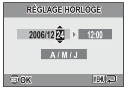 LOGICOM-SANYO XACTI VPC-S70 - Reglez la date et l'heure. - 1