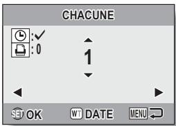 LOGICOM-SANYO XACTI VPC-S70 - Indiquez si la date doit etre imprimée sur I'impression et definissez le nombre d'impressions. - 2