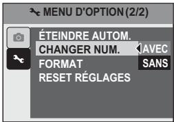 LOGICOM-SANYO XACTI VPC-S70EX - Sélectionnez "CHANGER NUM." et appuyez sur la touche SET. - 1