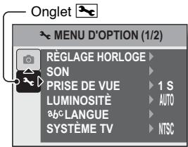 LOGICOM-SANYO XACTI VPC-S70EX - Appuyez sur la touche [▲] ou sur la touche [▼] pour sélectionner "RéGLAGE HORLOGE" et appuyez sur la touche SET ou sur la touche[▶]. - 1