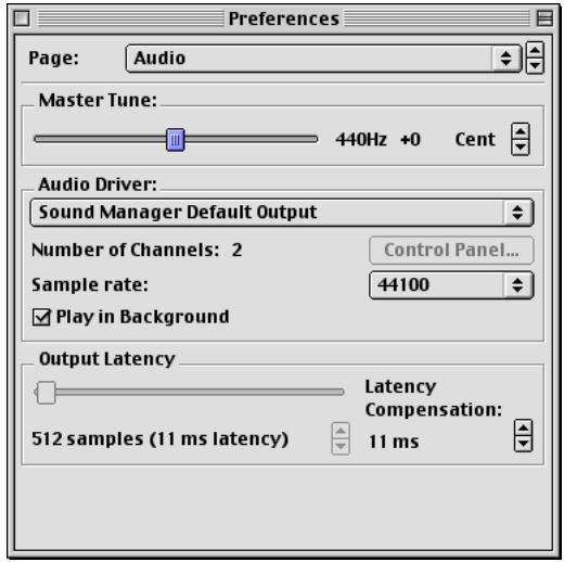 PROPELLERHEAD REASON - Preférences - Audio - 1