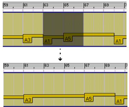 PROPELLERHEAD REASON - Supprimer des sections de changement de Pattern - 1