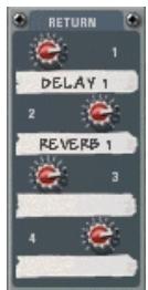 PROPELLERHEAD REASON - Section des retours auxiliaires - 1