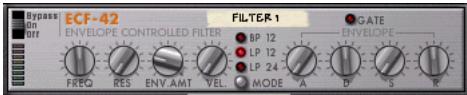 PROPELLERHEAD REASON - ECF-42 Filtre à enveloppe - 1