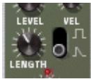 PROPELLERHEAD REASON - Bouton Length et sélecteur Decay/Gate - 1