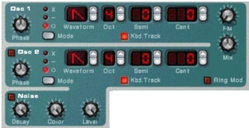 PROPELLERHEAD REASON - Section des oscillateurs - 1