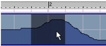 PROPELLERHEAD REASON - Sélection de sections d'une piste de contrôleurs - 1
