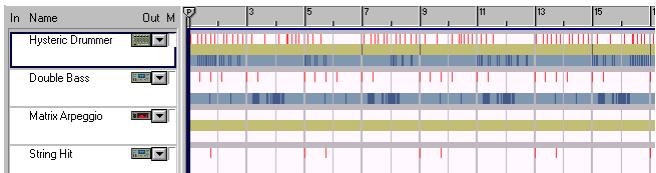 PROPELLERHEAD REASON - Sélection des événements - 1