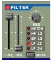 PROPELLERHEAD REASON - Section de filtré - 1