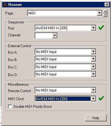 PROPELLERHEAD REASON - Synchronisation de Reason à un appariel externe - 2