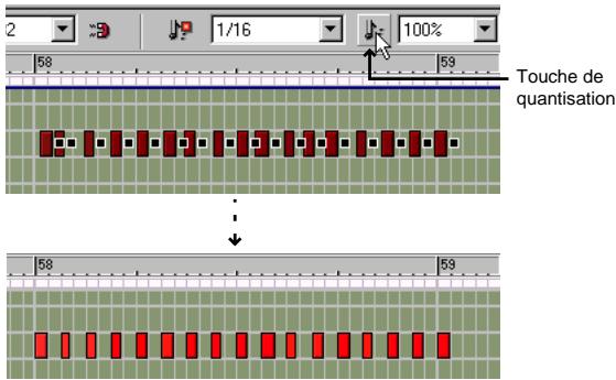 PROPELLERHEAD REASON - Applique la quantisation - 3